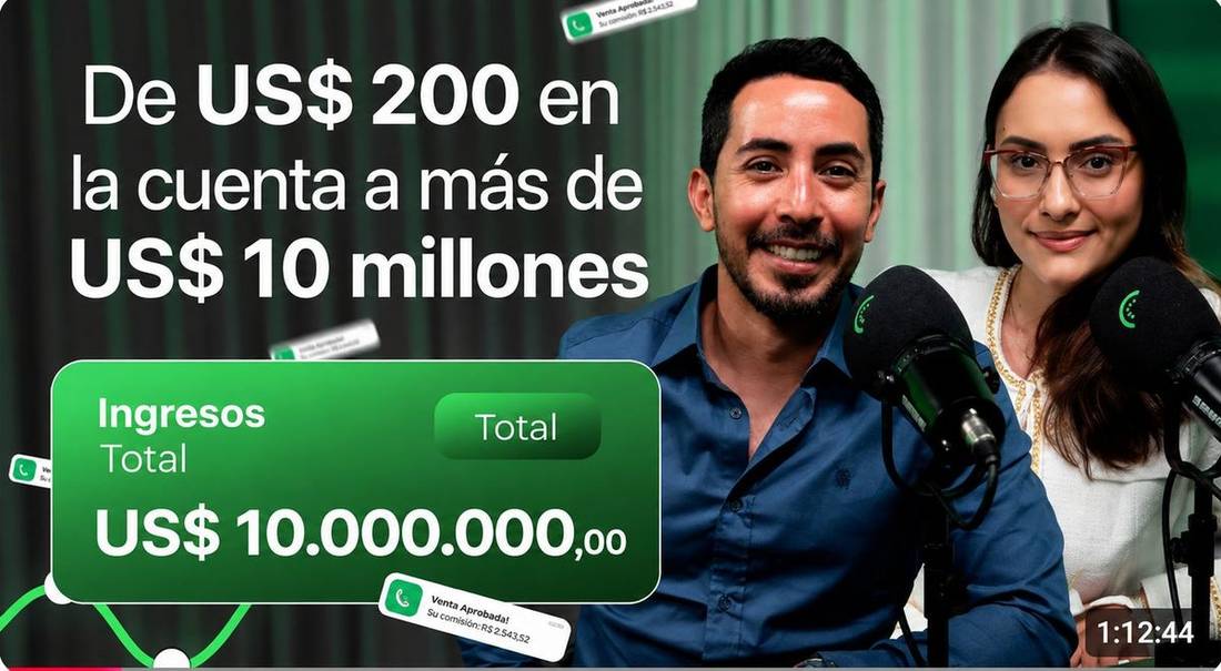 Episodio de podcast con Francisco Galarreta: de US$ 200 en la cuenta a más de US$ 10 millones, ingresos totales US$ 10.000.000,00